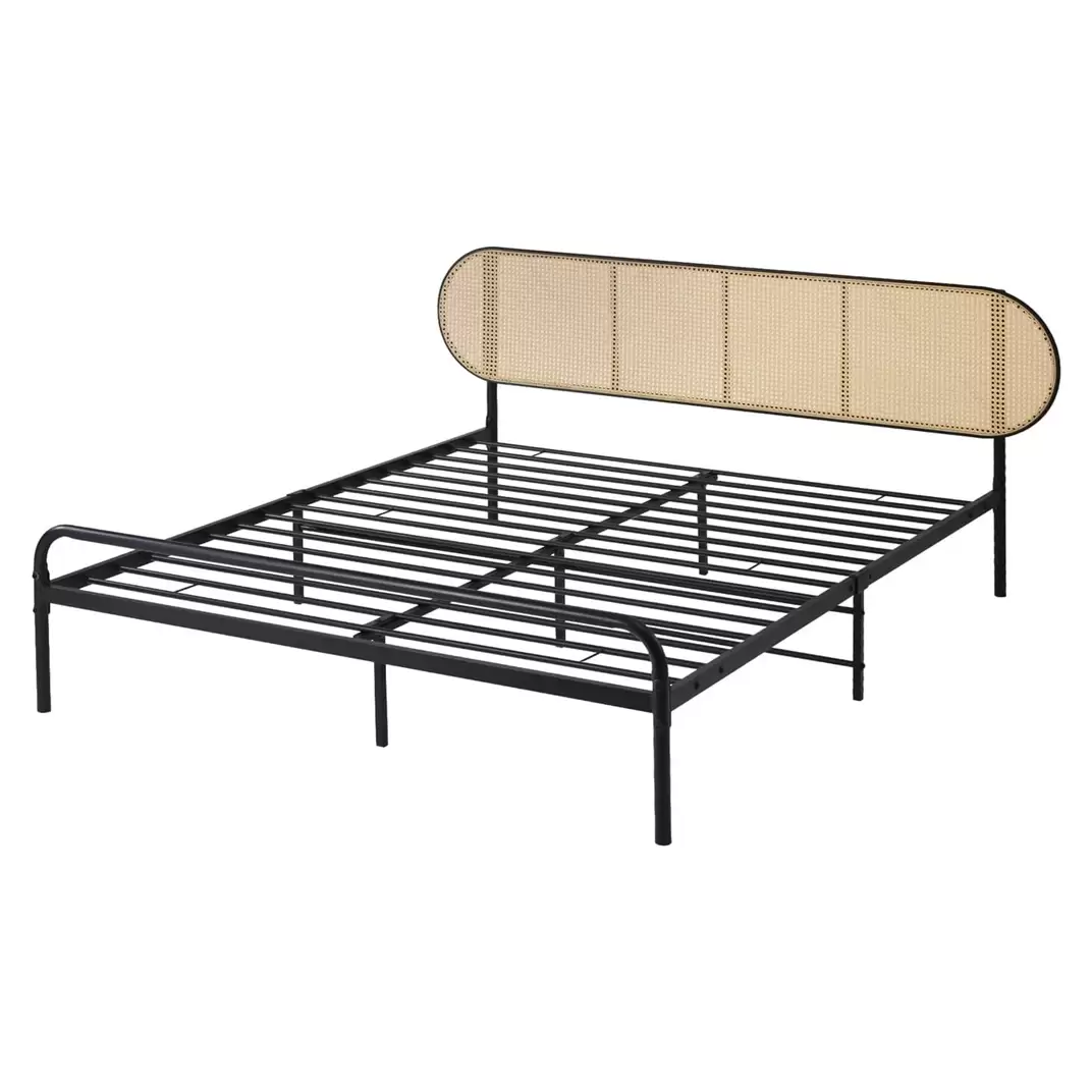 Modern Upholstered Queen Size Metal Bed Frame | MBB‑20