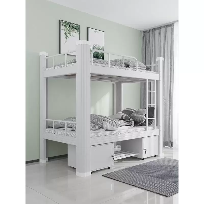 Metal Bunk Bed With Under‑Bed Storage Drawers | MBB‑15