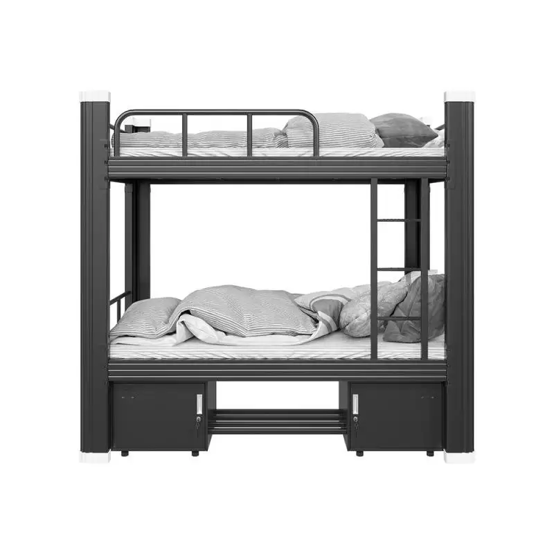 Metal Bunk Bed with Drawers & LED - Twin Over Twin | BS-02