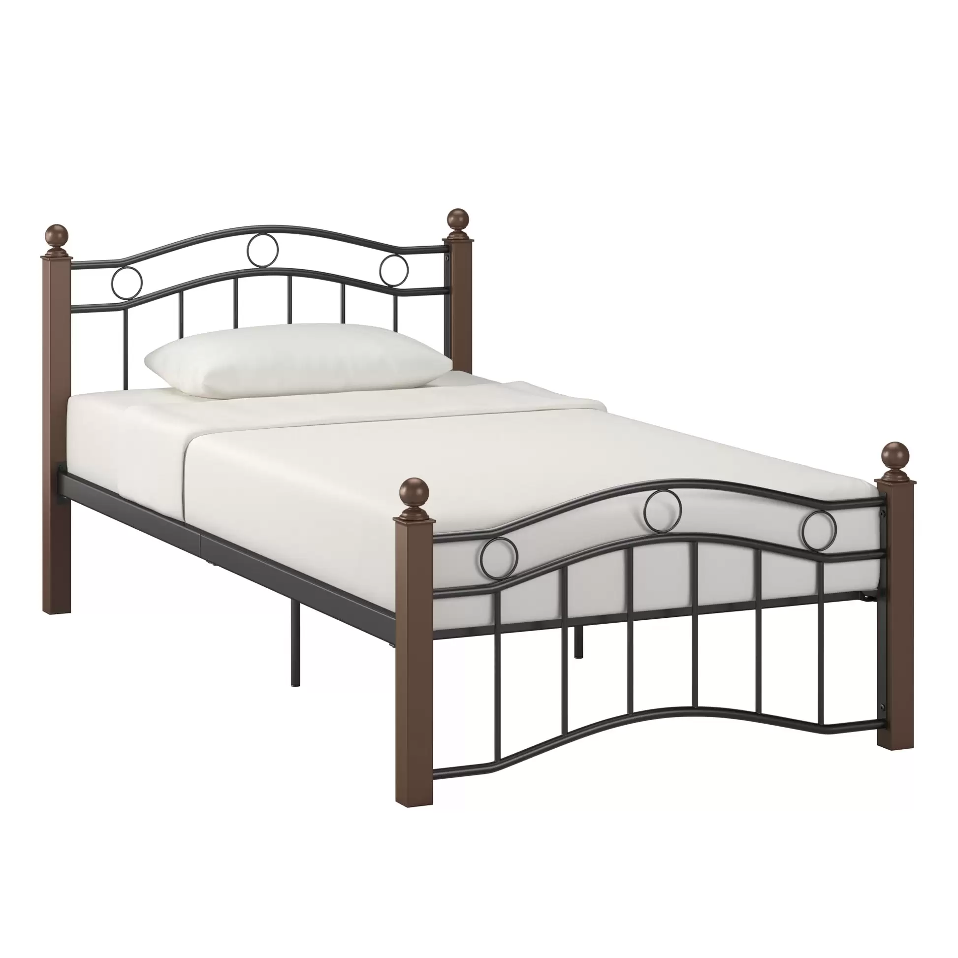 Decorative Metal Single Bed Frame | MSB‑24
