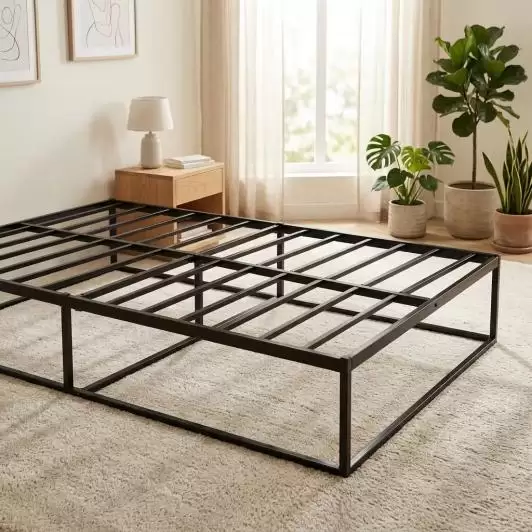 Heavy‑Duty Low Profile Metal Single Bed Frame | MSB‑28