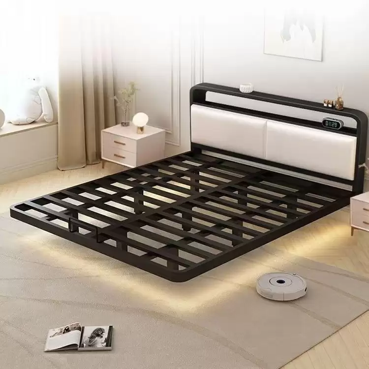 Storage Headboard Metal Floating Bed Frame | SHSB‑1