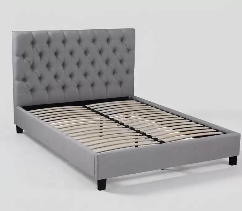 Diamond Tufted Upholstered Bed Frame | HM-LB-2614